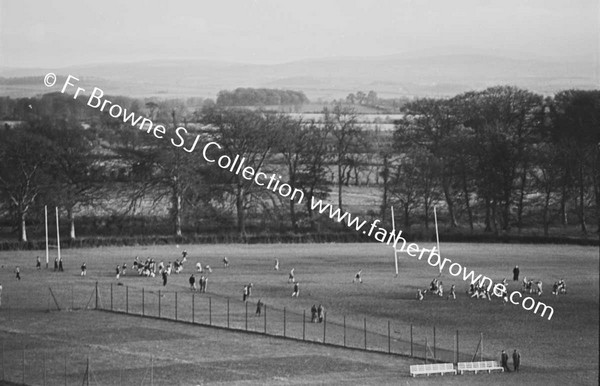 CLONGOWES WOOD COLLEGE  PLAYING FIELDS FROM ROOF OF NEW BUILDING